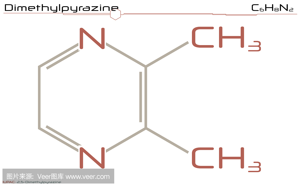 分子Diemthylpyrazine